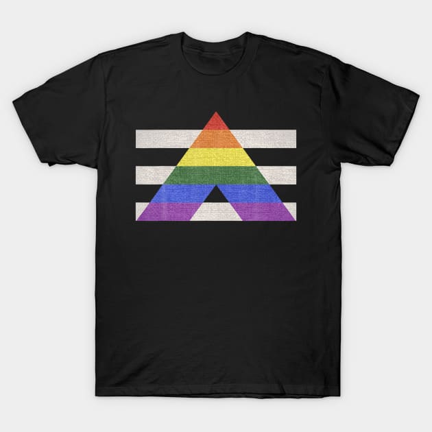 Lgbt gay pride ally flag lgbt ally T-Shirt by Tianna Bahringer